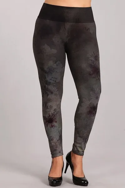 B4222XLE Extended Patterned Leggings