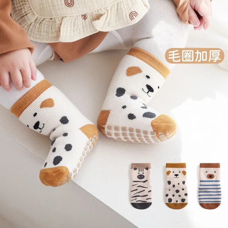 Baby Socks/ Children Toddler Rubber Bottom Socks