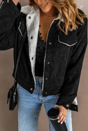 Big Plans Sherpa Corduroy Jacket