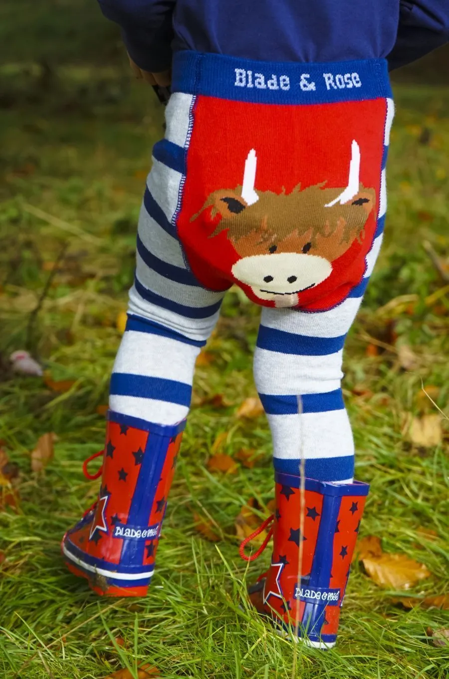Blade and Rose Highland Cow Leggings 牛牛彈力嬰兒屁屁褲
