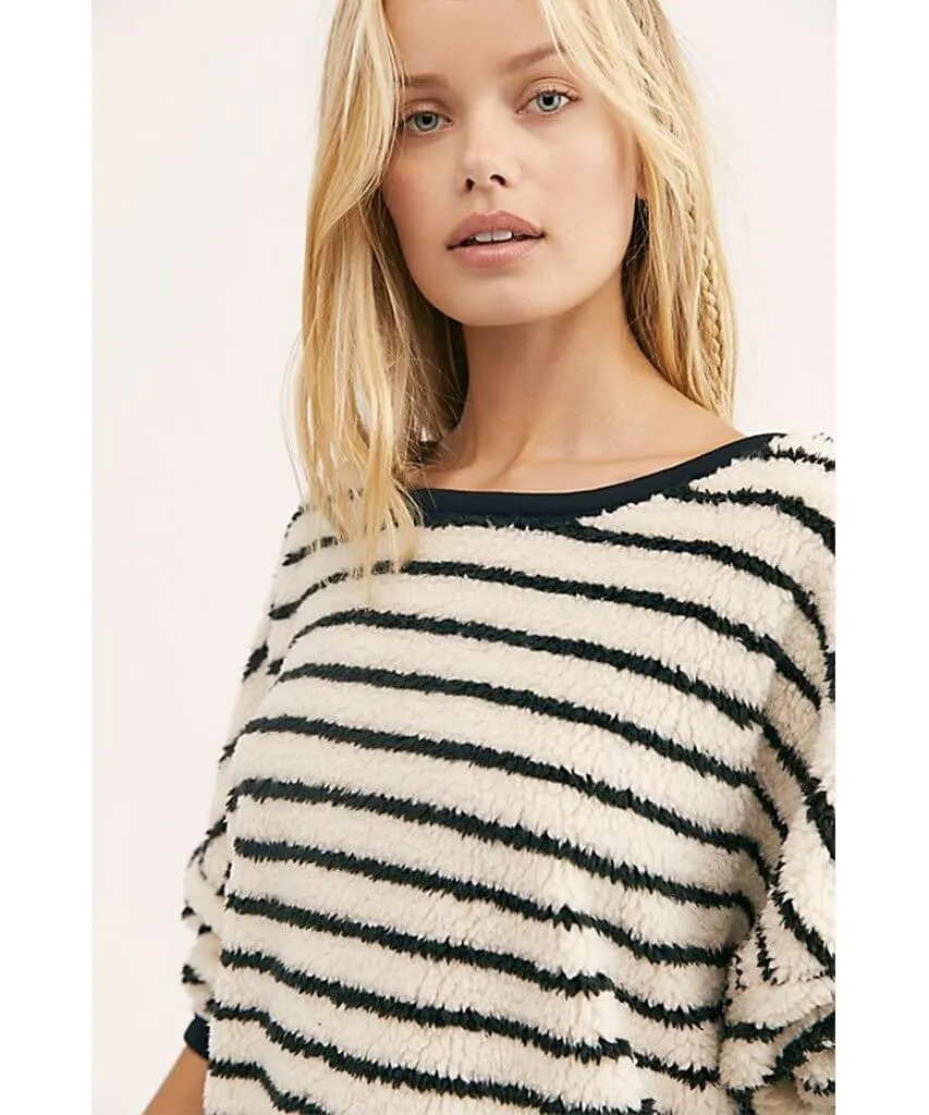 Breton Striped Pullover Black