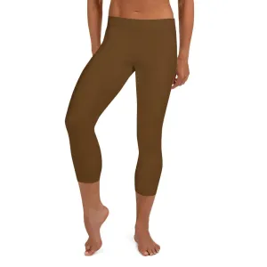 Brown SS Premium Standard ~ Capri Leggings