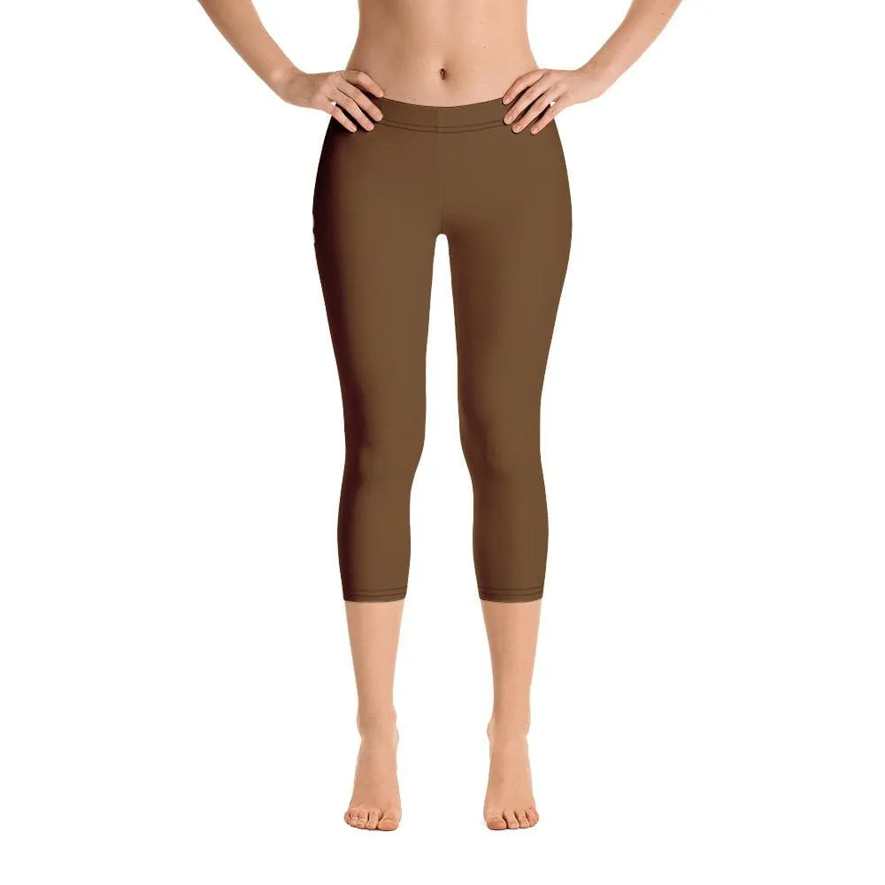 Brown SS Premium Standard ~ Capri Leggings