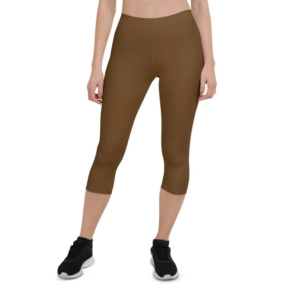 Brown SS Premium Standard ~ Capri Leggings