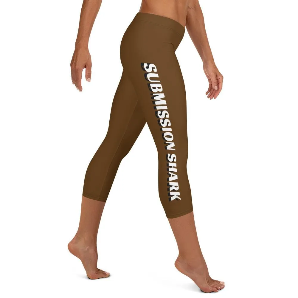 Brown SS Premium Standard ~ Capri Leggings