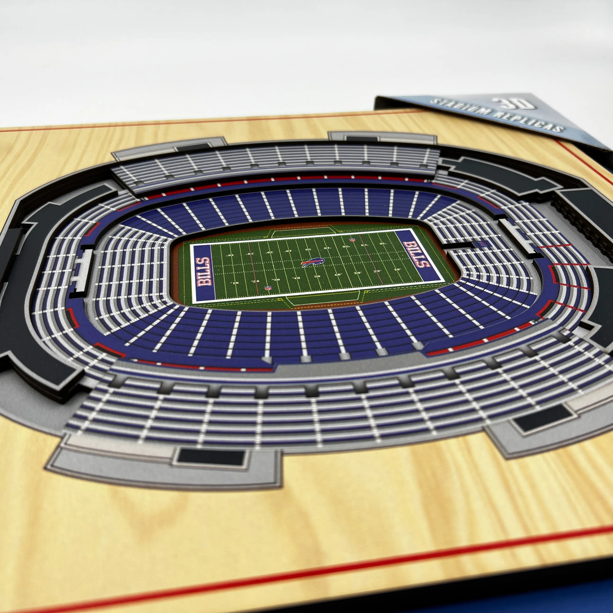 Buffalo Bills 3D Stadium Wood Wall Art