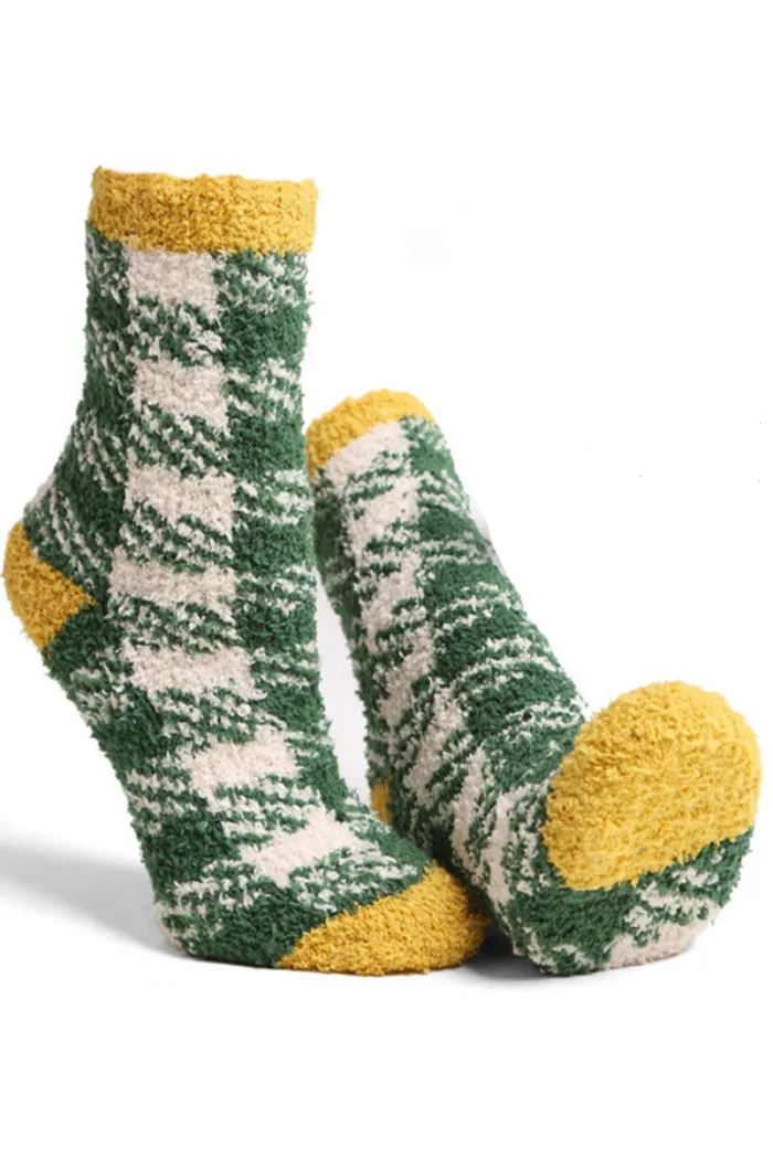 Buffalo Check Patterned Luxury Soft Socks
