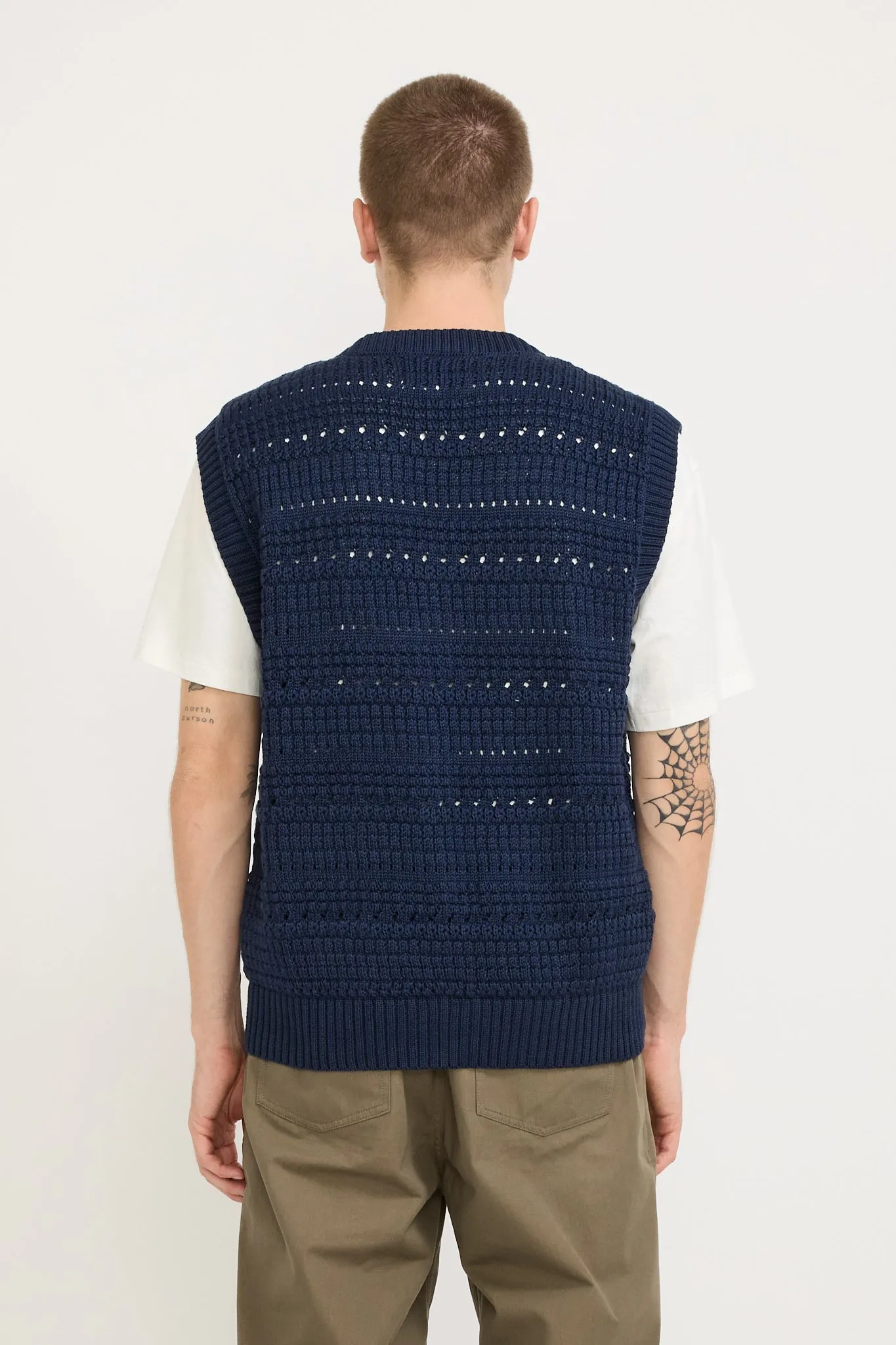 Cardigan Vest Navy