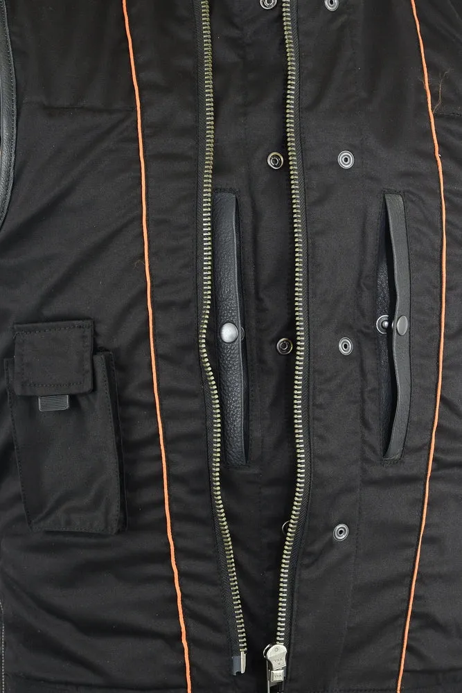 Daniel Smart Upgraded Style Gun Pockets, Hidden 10'' Gun Metal Zipper, Side