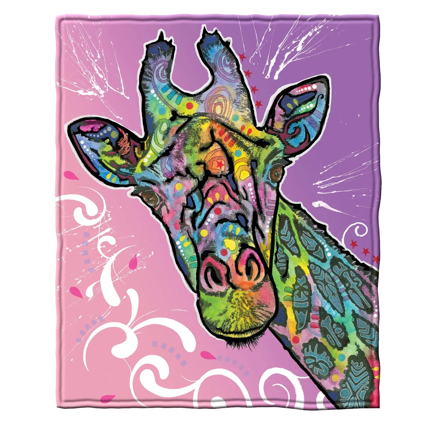Dawhud Direct Super Soft Full/Queen Size Plush Fleece Blanket by Dean Russo, 75" x 90"