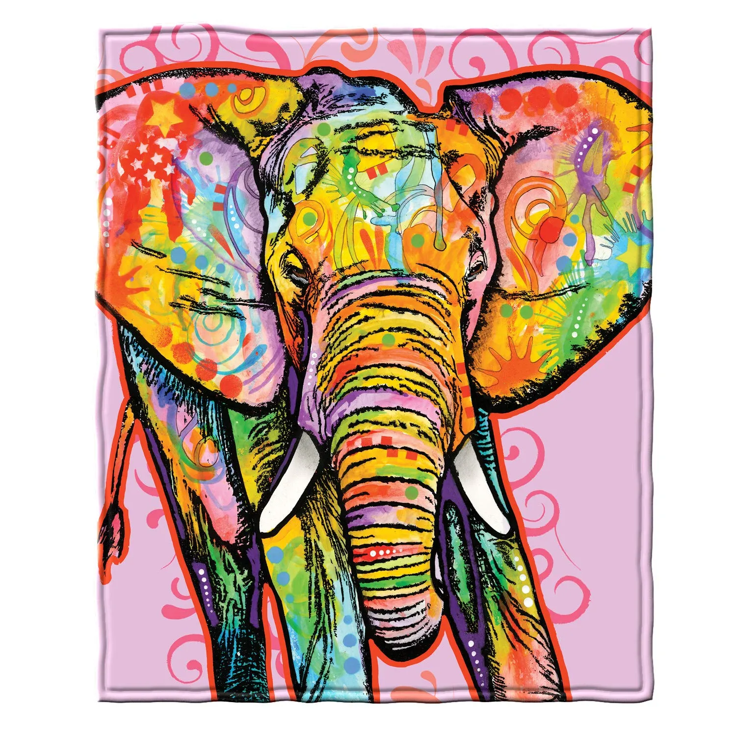 Dawhud Direct Super Soft Full/Queen Size Plush Fleece Blanket by Dean Russo, 75" x 90"