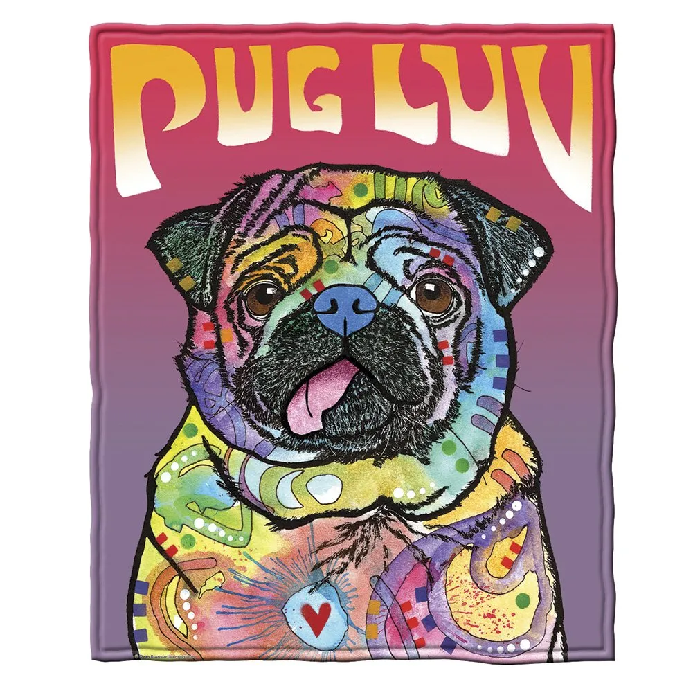 Dawhud Direct Super Soft Full/Queen Size Plush Fleece Blanket by Dean Russo, 75" x 90"
