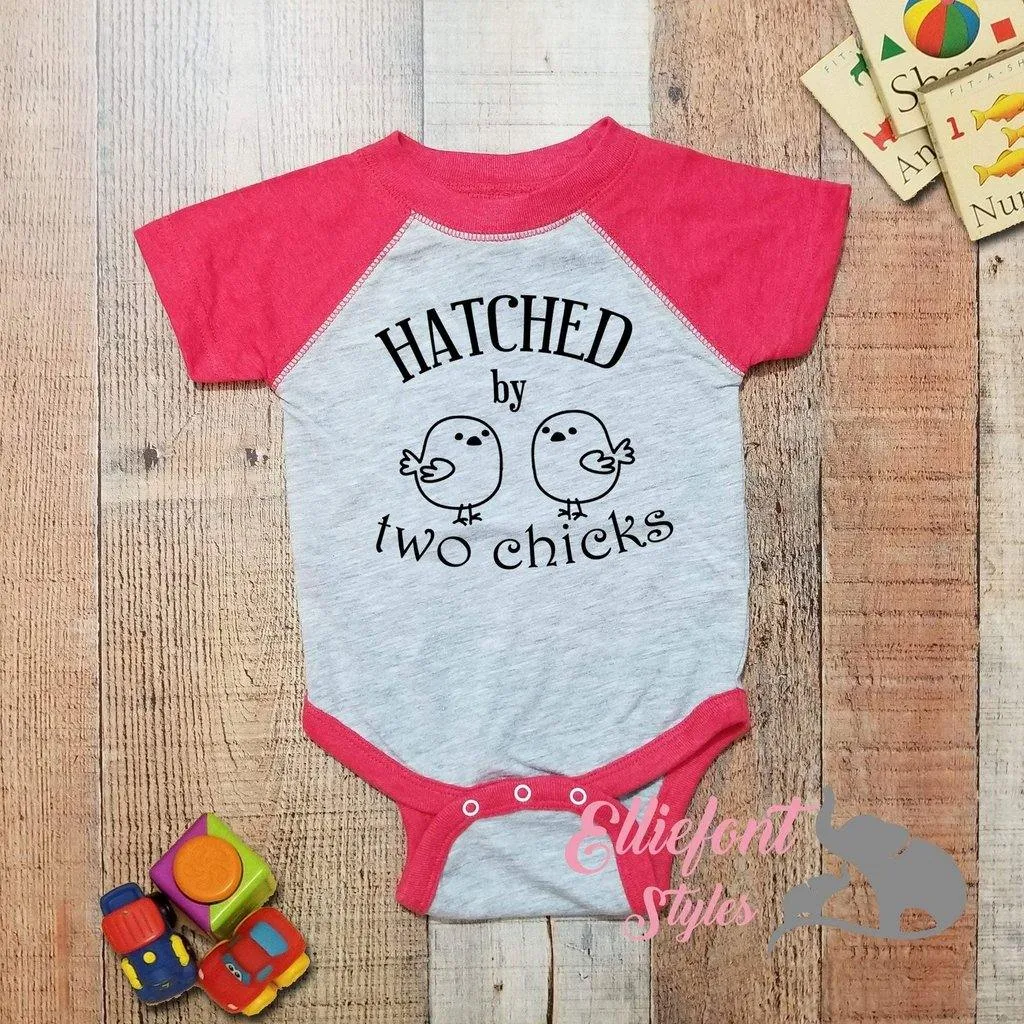 Hatched By Two Chicks Infant Bodysuit