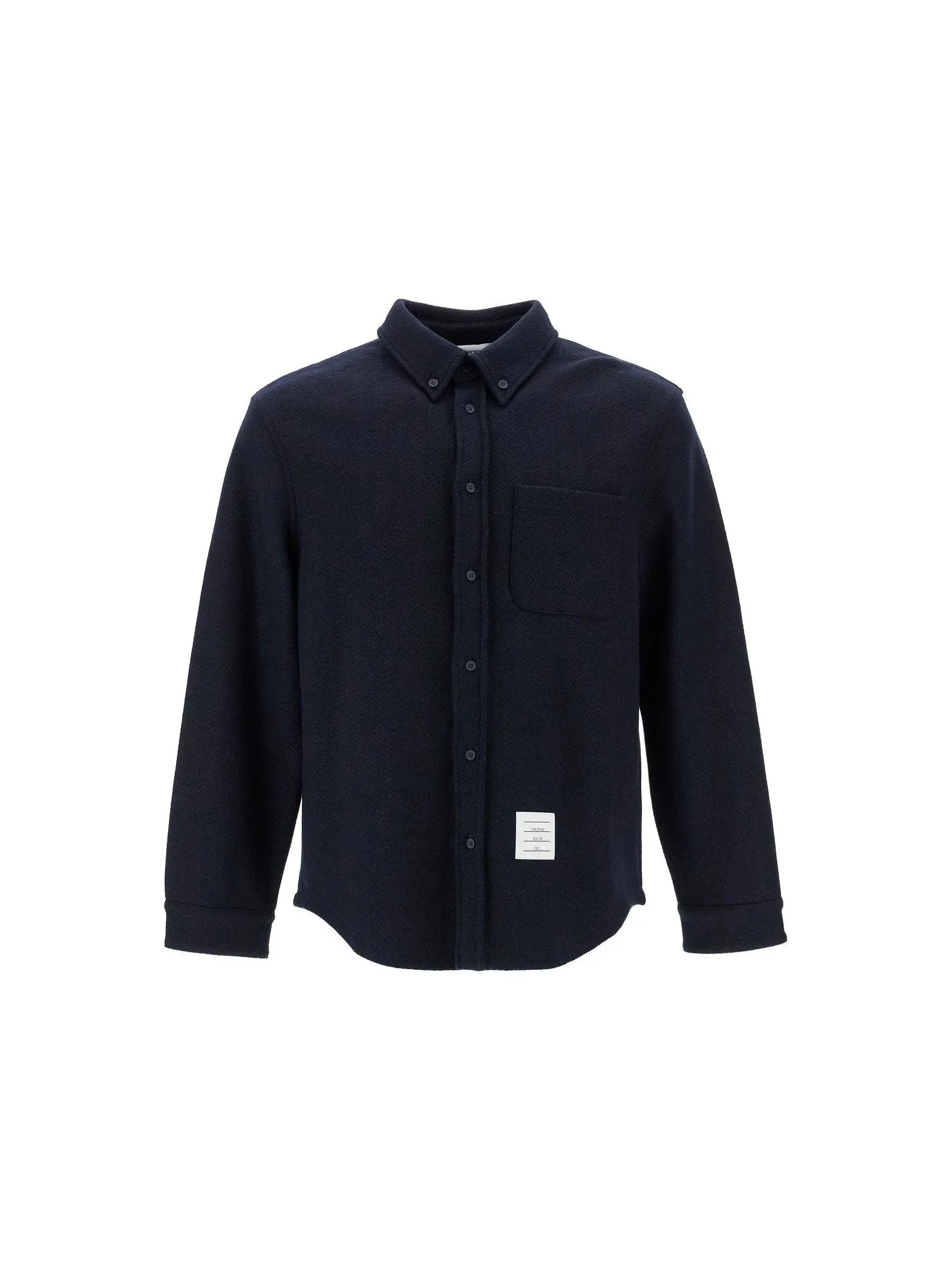 Herringbone Wool Overshirt
