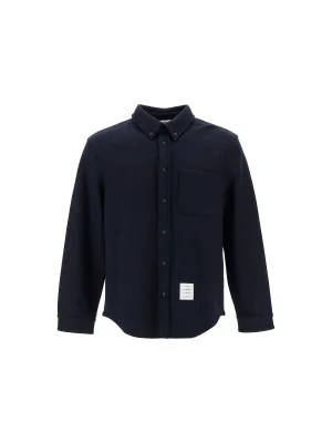 Herringbone Wool Overshirt