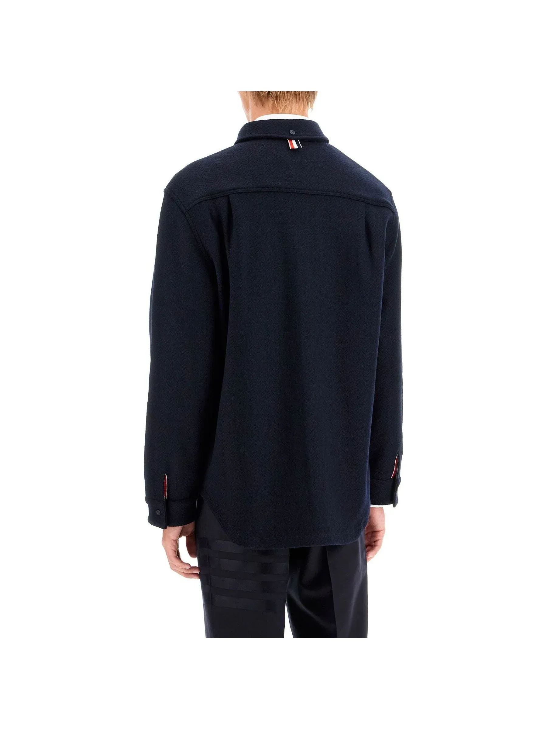 Herringbone Wool Overshirt