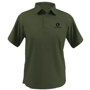 John Deere Men's Olive Polo Tee