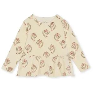 Konges Slojd - Blouse Jolly - Noël Vintage||Konges Slojd - Jolly Frill Blouse - Christmas Vintage Flower
