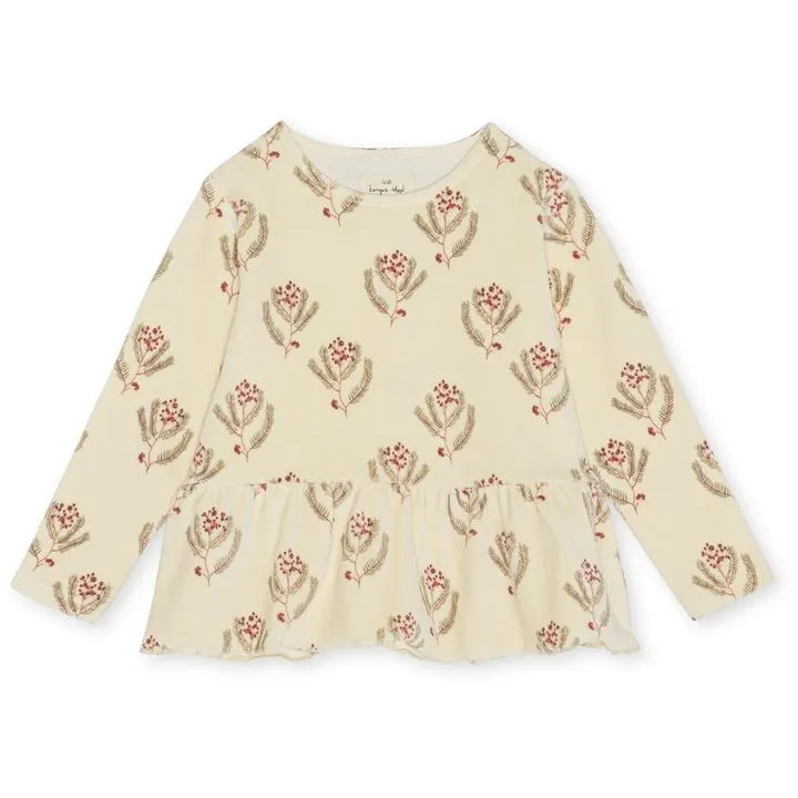Konges Slojd - Blouse Jolly - Noël Vintage||Konges Slojd - Jolly Frill Blouse - Christmas Vintage Flower