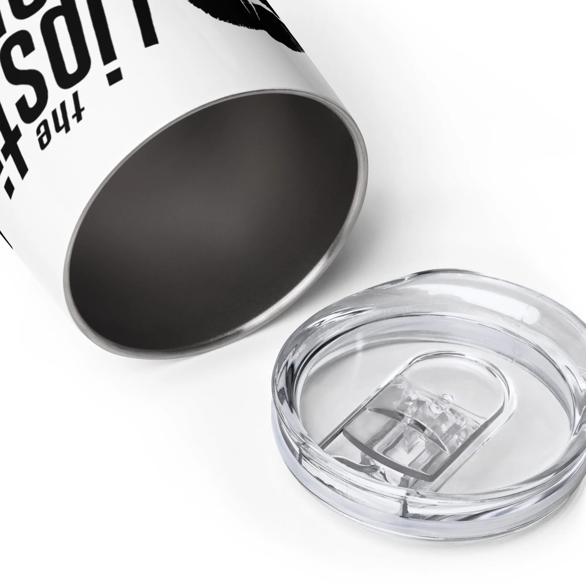Lipstick Lounge Black Logo Wine Tumbler