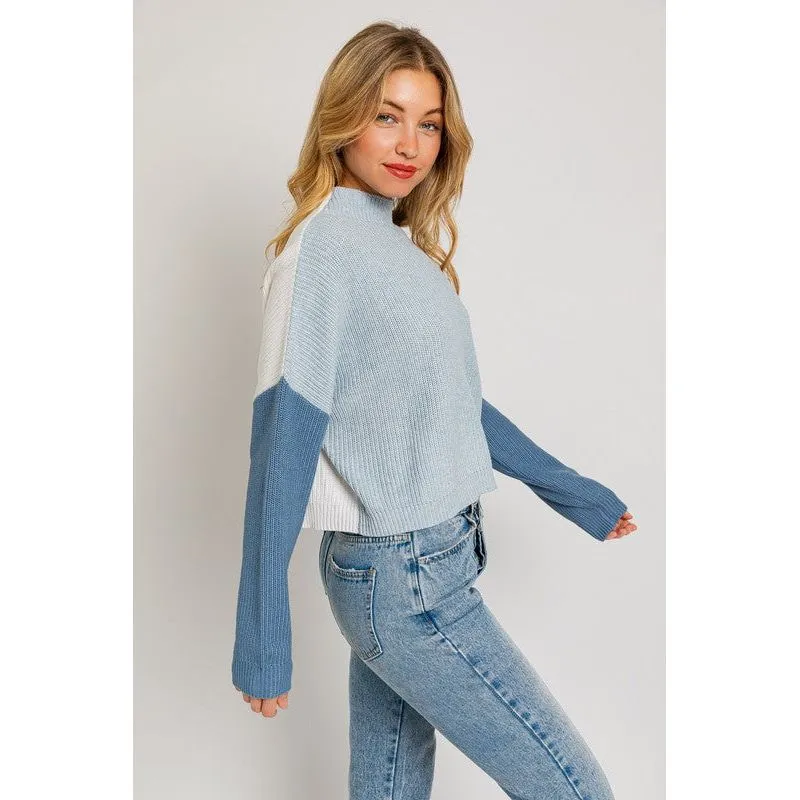 Love in the Air Color Block Oversize Sweater
