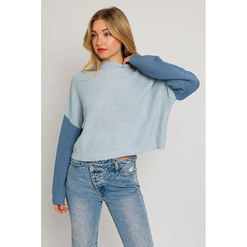 Love in the Air Color Block Oversize Sweater
