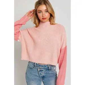 Love in the Air Color Block Oversize Sweater