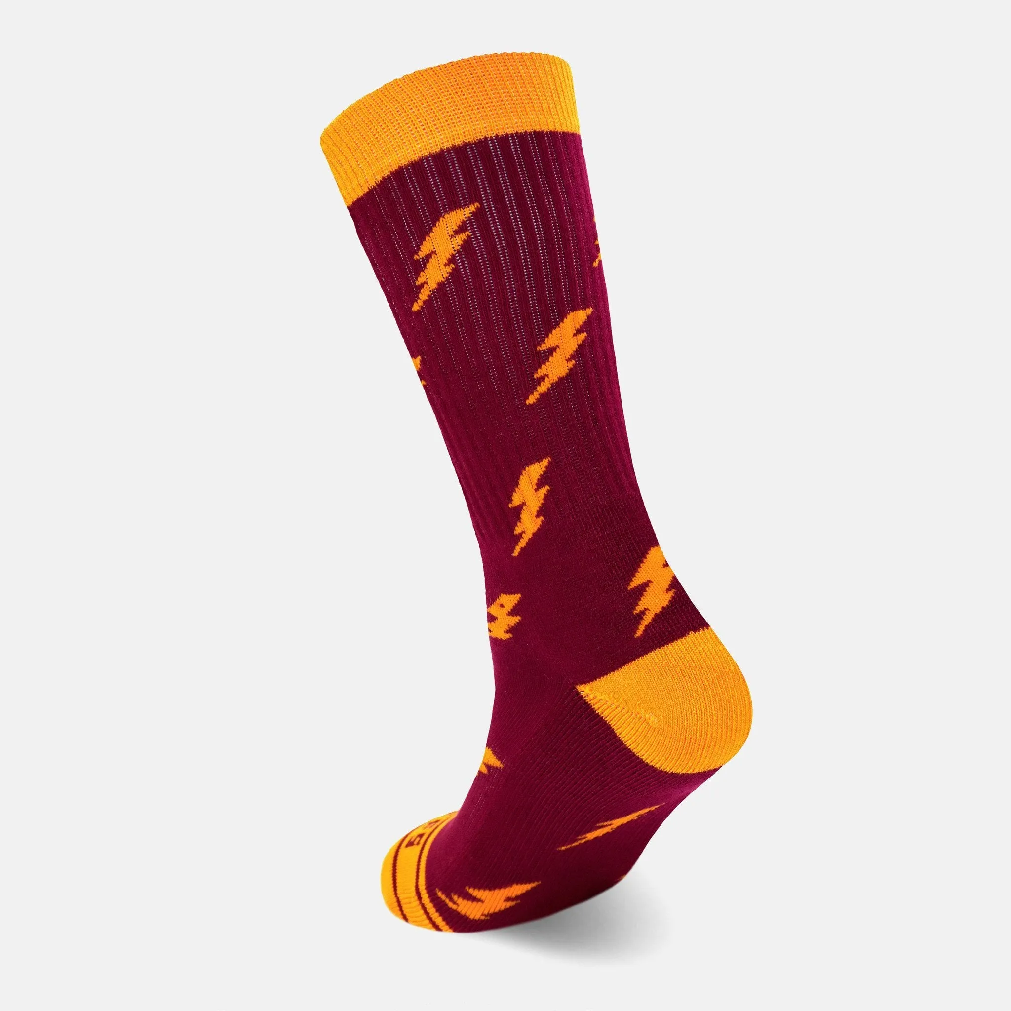 Maroon Thunders Soft Socks