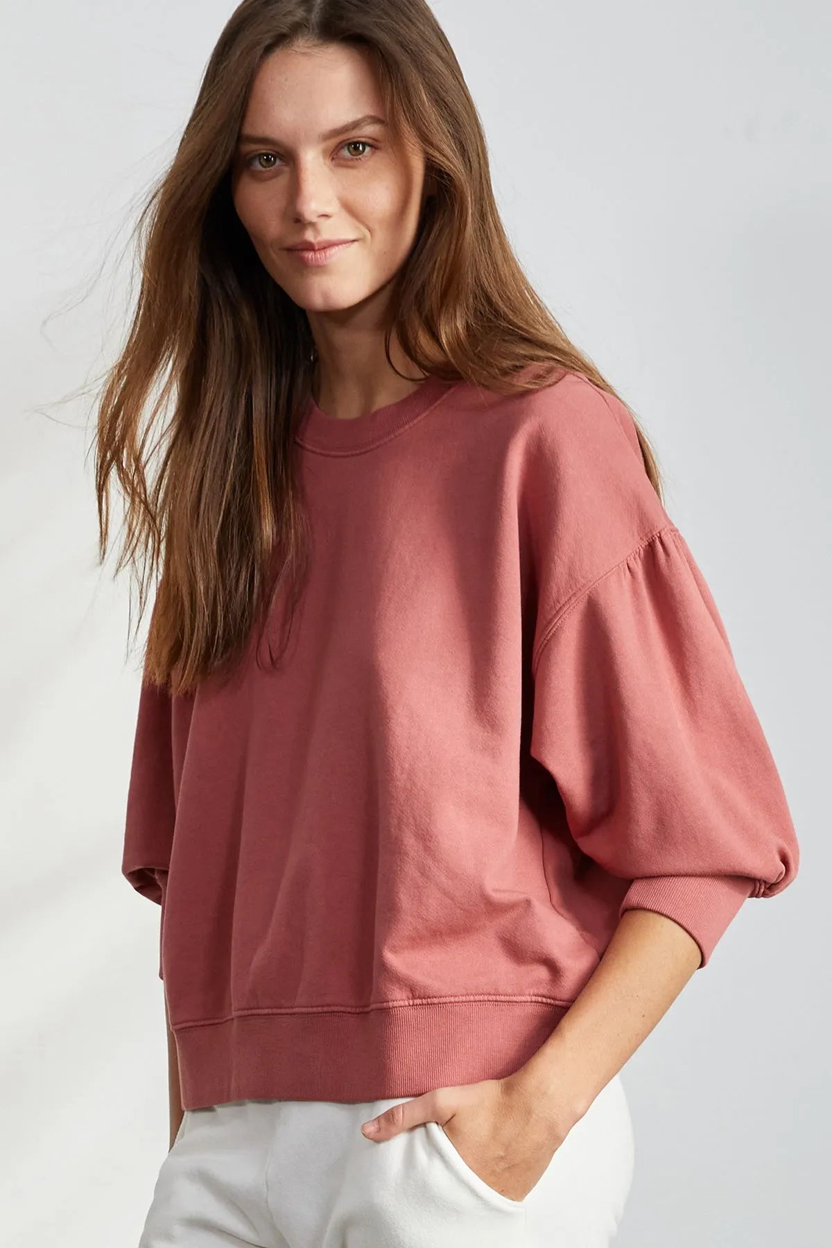 MAUREEN 3/4 SLEEVE SWEATSHIRT