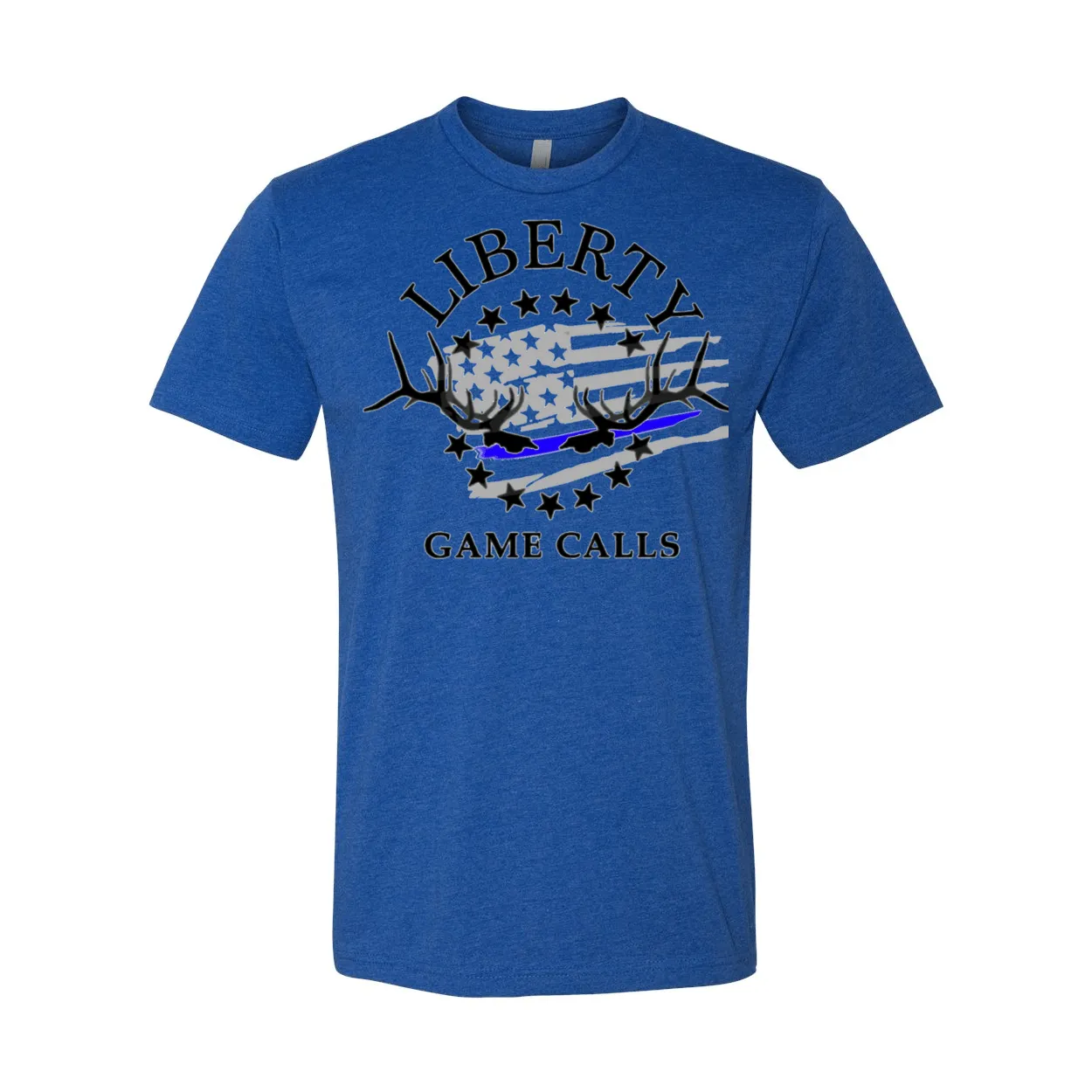 Men's T-Shirt: Thin Blue Line Flag Logo