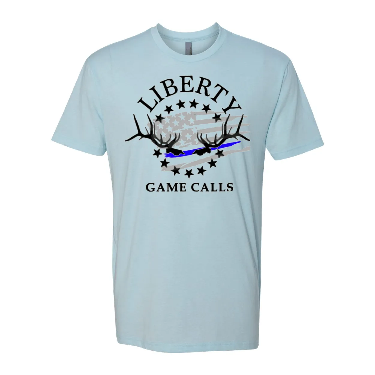 Men's T-Shirt: Thin Blue Line Flag Logo