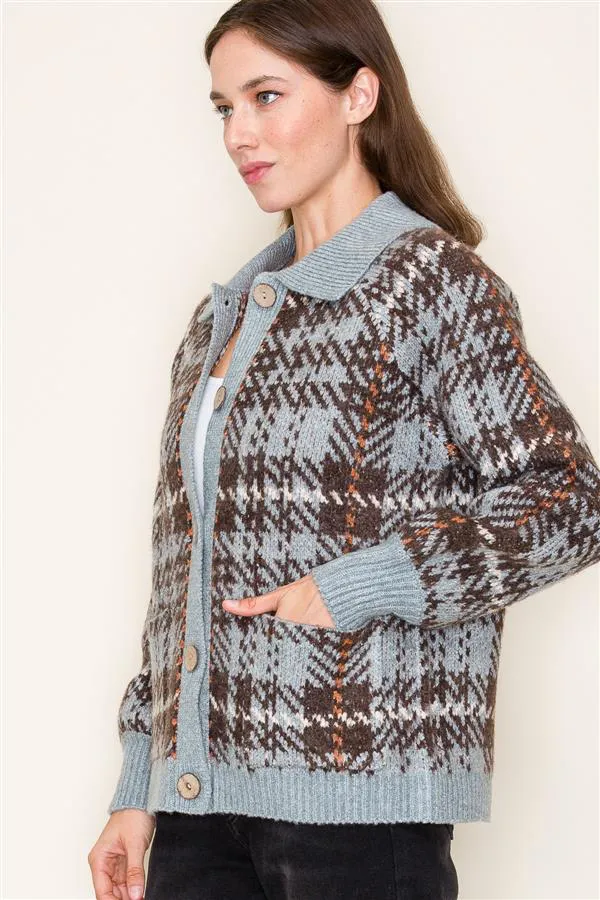 Morgan Printed Sweater Jackets - 2 Colors! - FINAL SALE