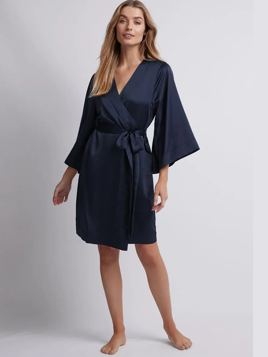 Navy Jasmine Robe