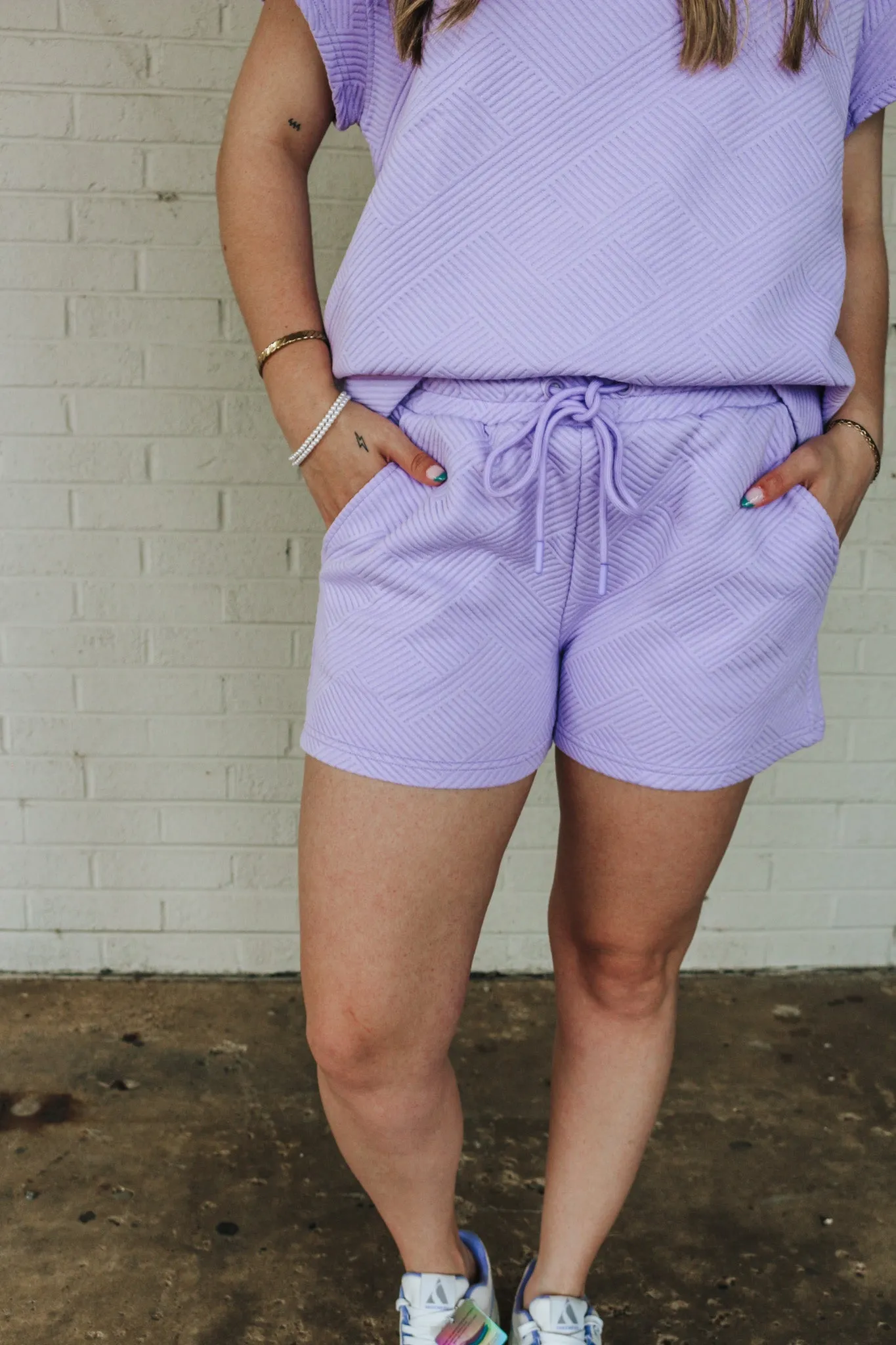 Not That Easy Quilt Shorts -4 Colors