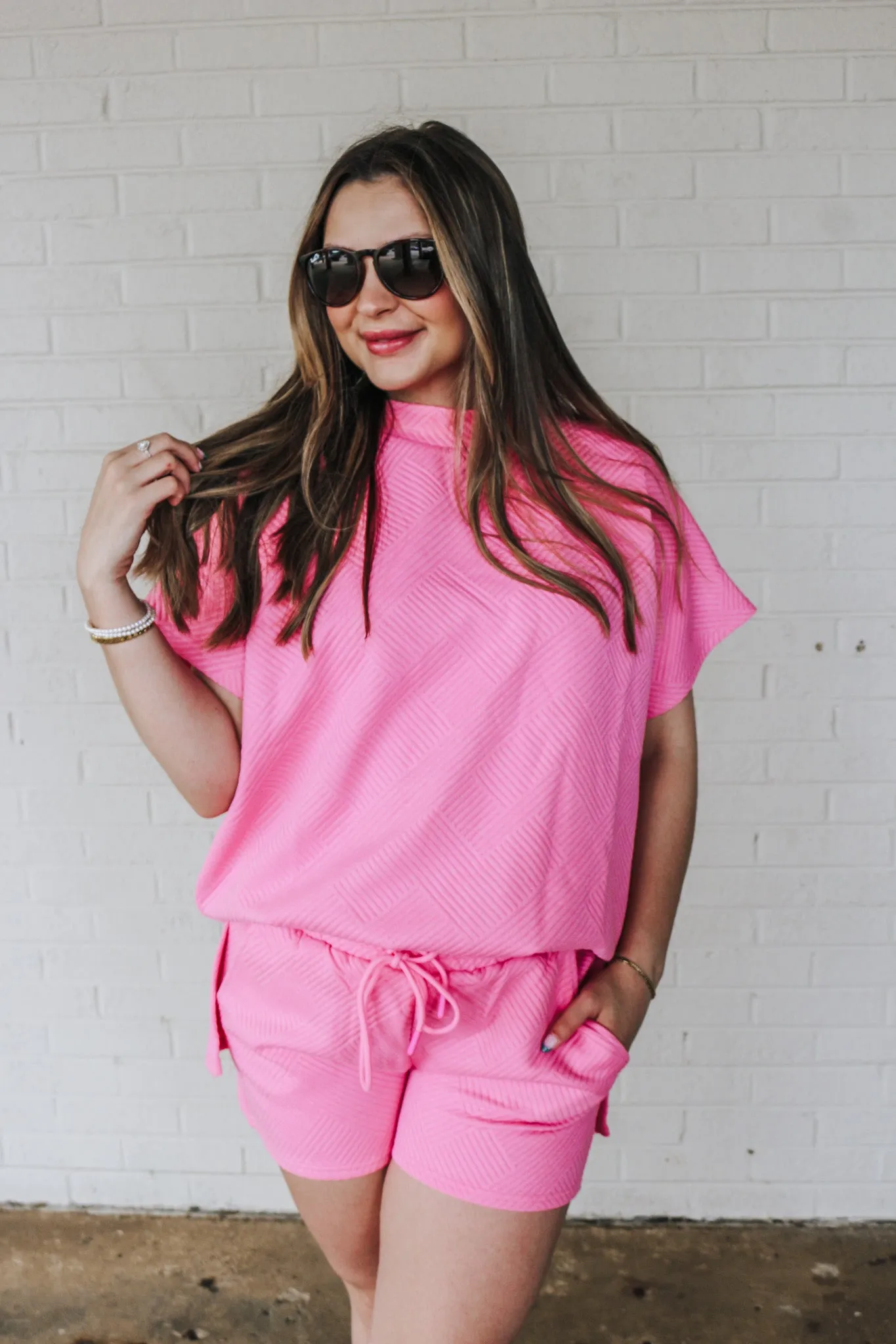 Not That Easy Quilt Shorts -4 Colors