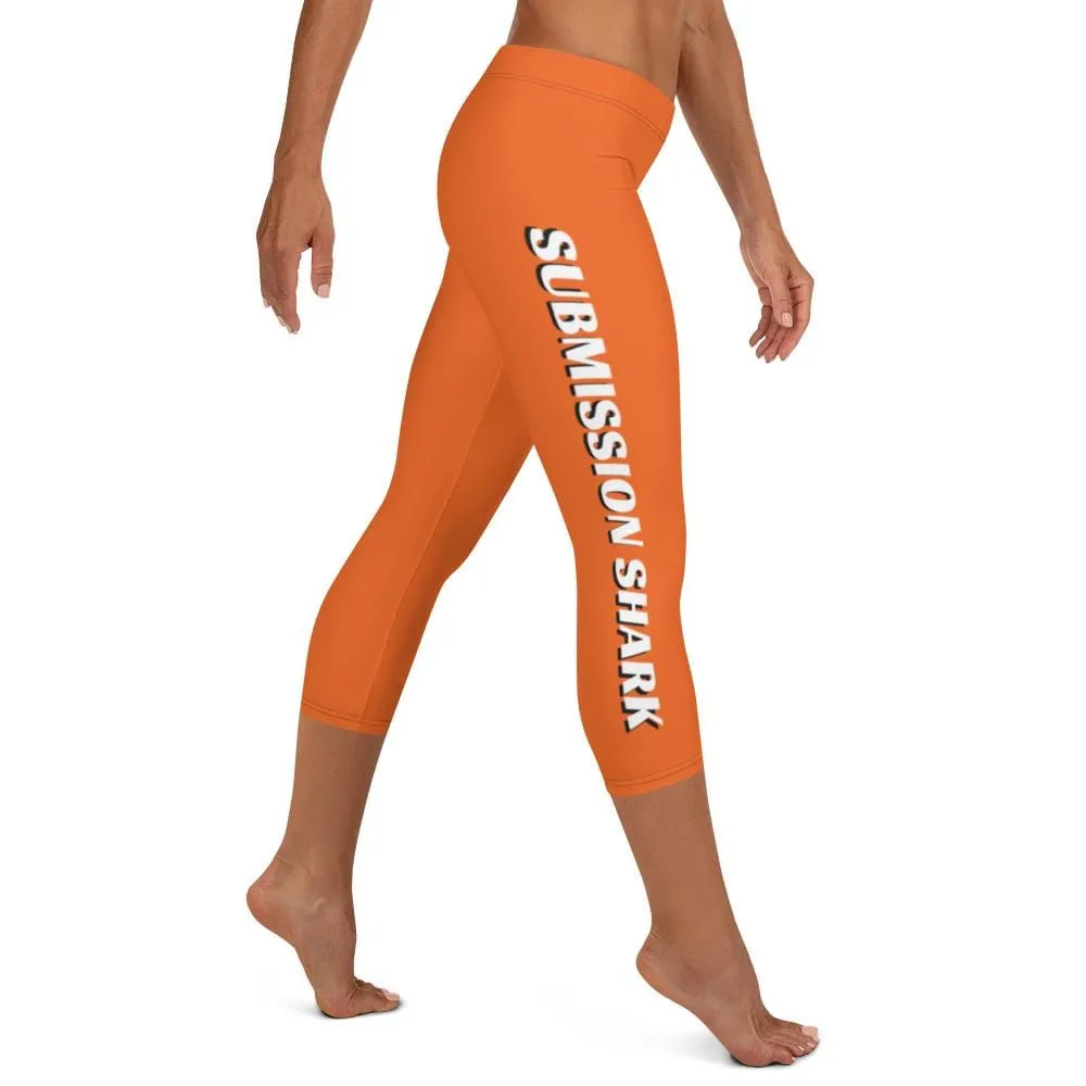 Orange SS Premium Standard ~ Capri Leggings