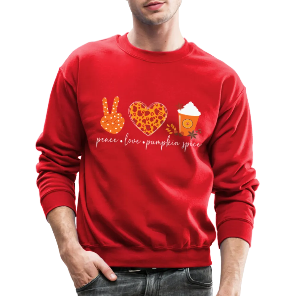 Peace Love Pumpkin Spice Sweatshirt