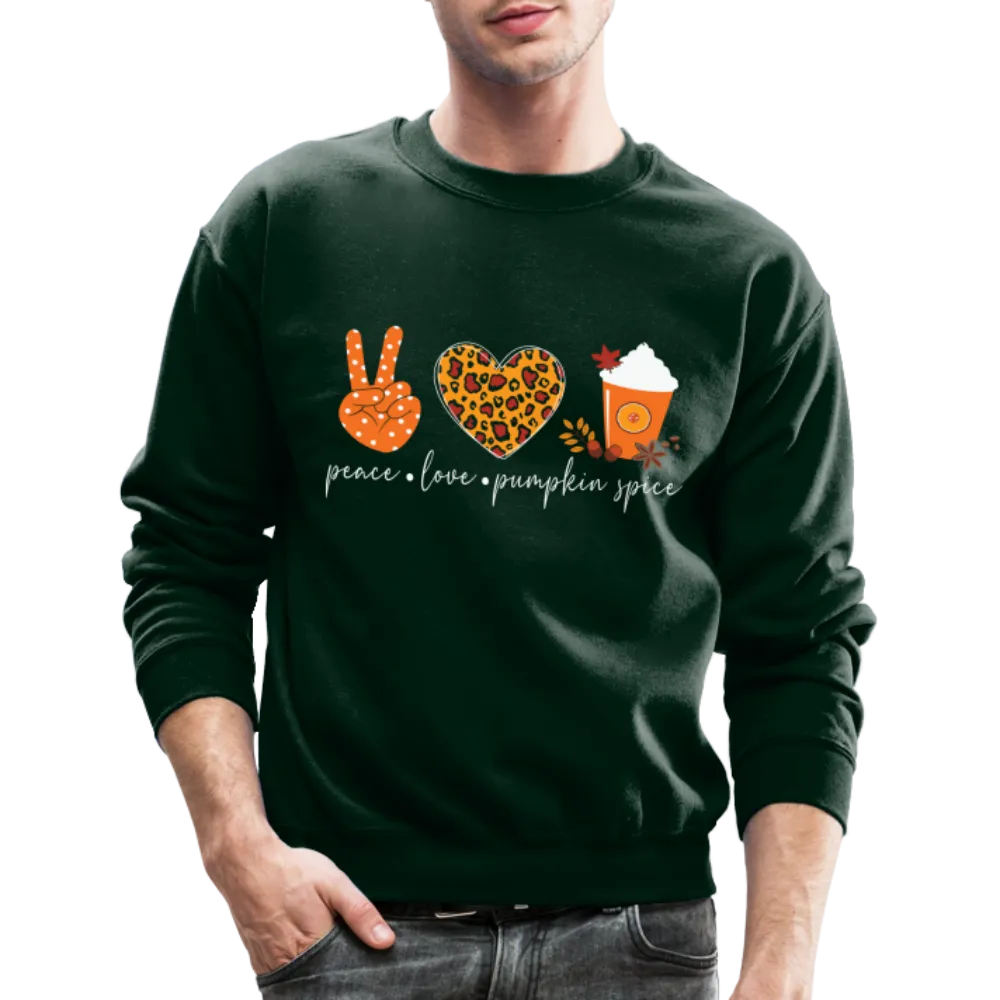 Peace Love Pumpkin Spice Sweatshirt