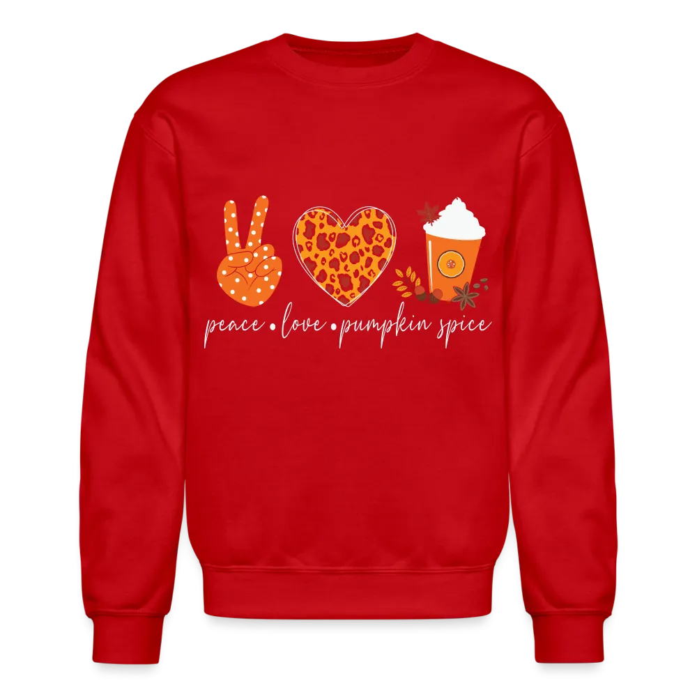 Peace Love Pumpkin Spice Sweatshirt