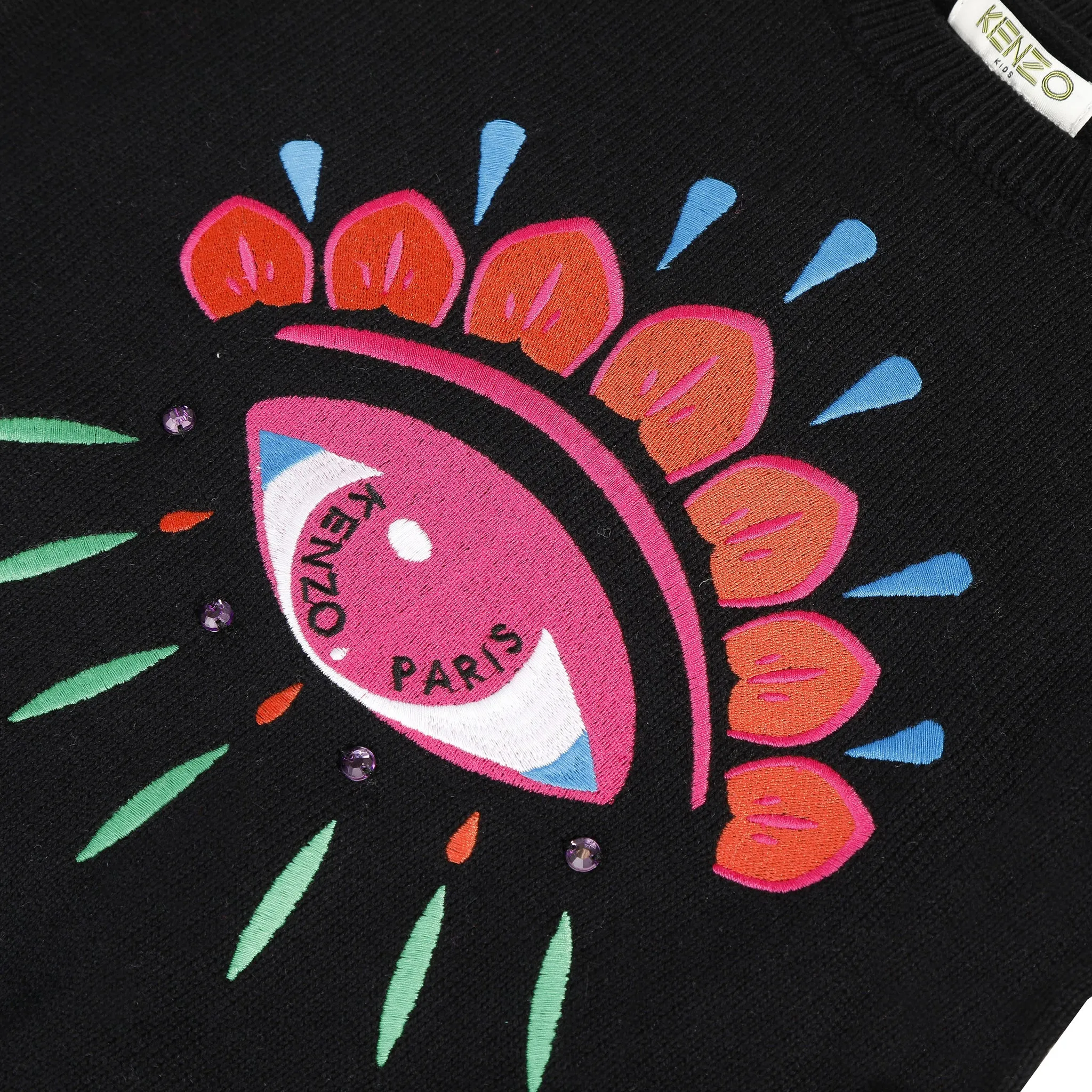 Peruvian Eye Cotton-Cashmere Sweater