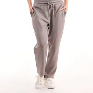 Premium Straight Pants For Women - Steel Grey