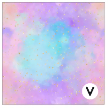 Printed Vinyl & HTV Cotton Candy Patterns 12 x 12 inch sheet