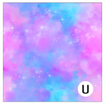 Printed Vinyl & HTV Cotton Candy Patterns 12 x 12 inch sheet
