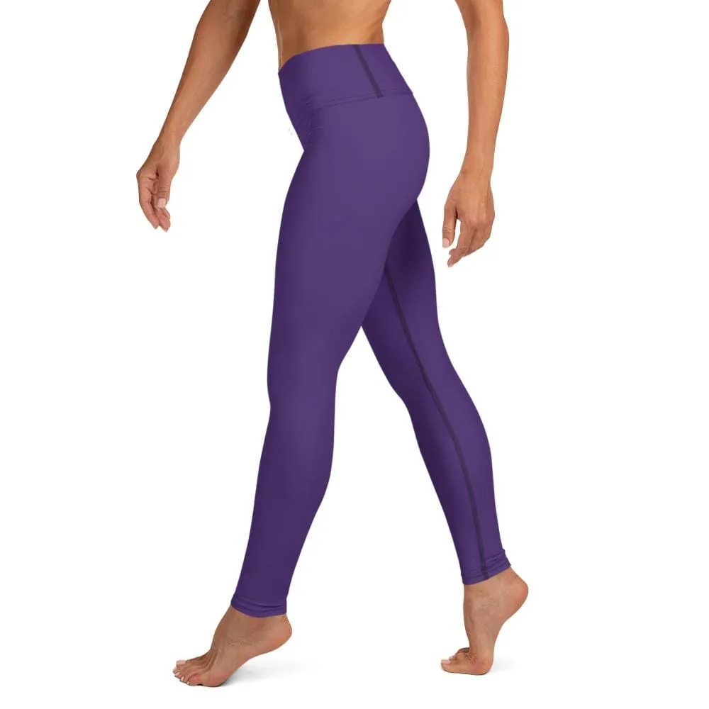 Purple SS Premium Standard ~ High-Waist Leggings