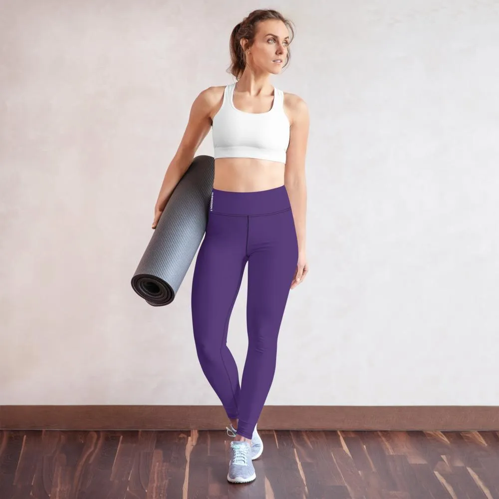 Purple SS Premium Standard ~ High-Waist Leggings