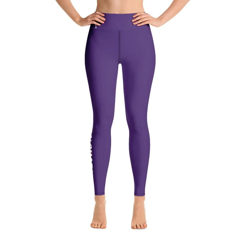 Purple SS Premium Standard ~ High-Waist Leggings
