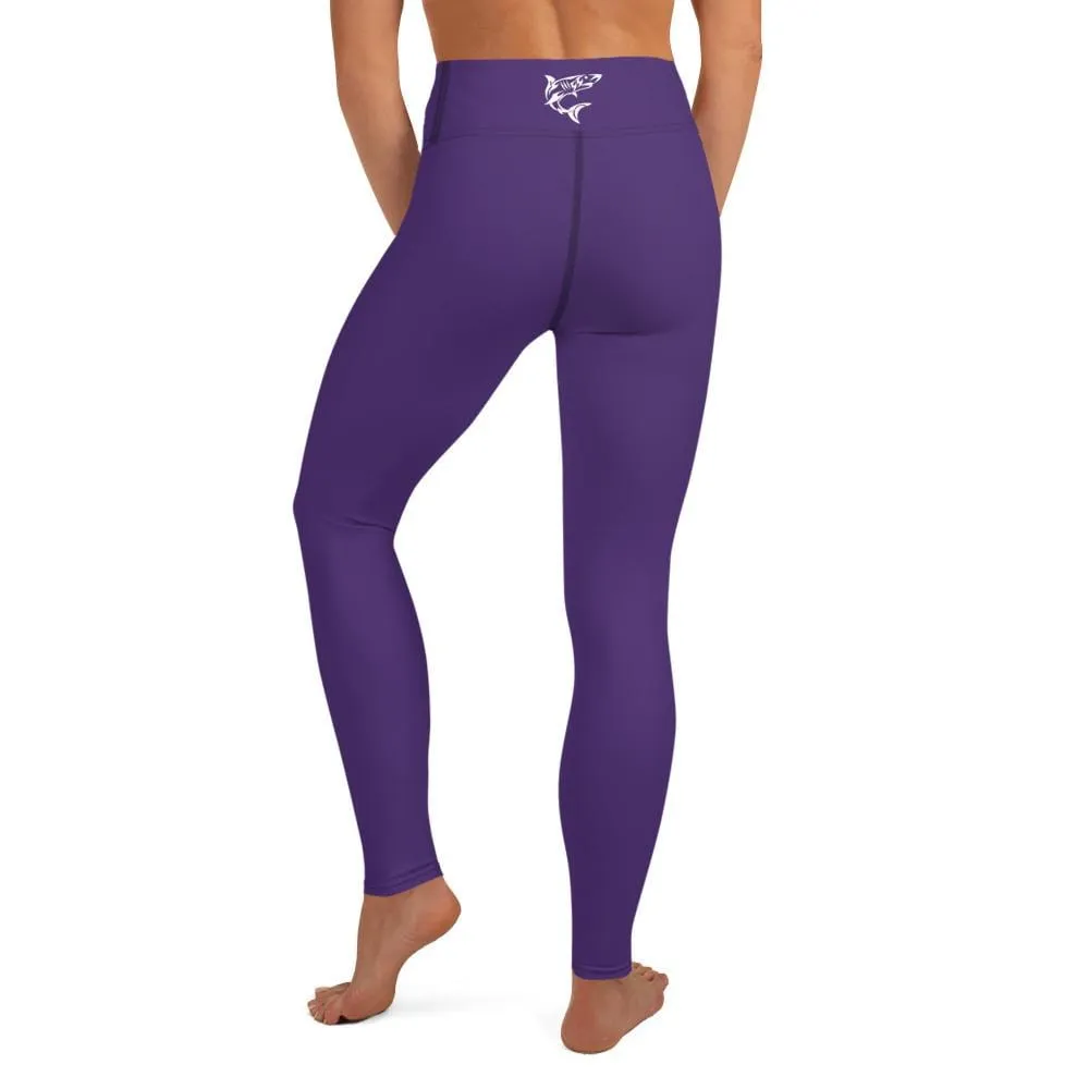 Purple SS Premium Standard ~ High-Waist Leggings
