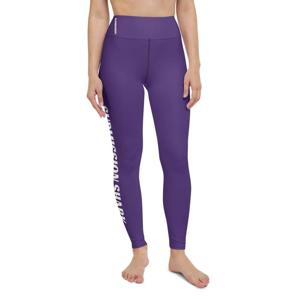 Purple SS Premium Standard ~ High-Waist Leggings