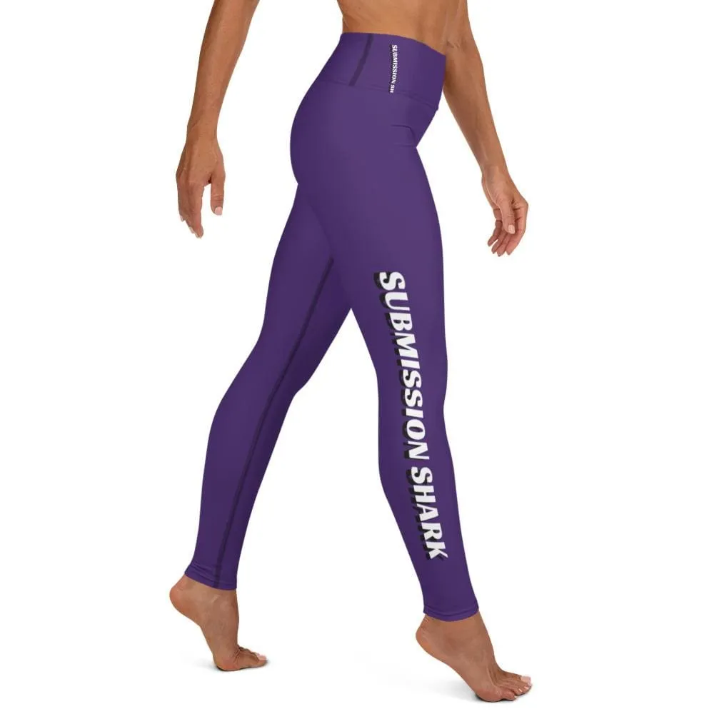 Purple SS Premium Standard ~ High-Waist Leggings