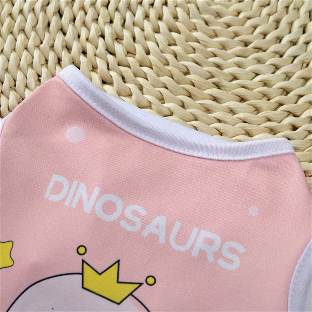 Summer Cat Puppy Clothes | Cartoon Print Pet Sleeveless Vest | Small Dog and Kitten Sphynx Clothing | Roupa para Gato